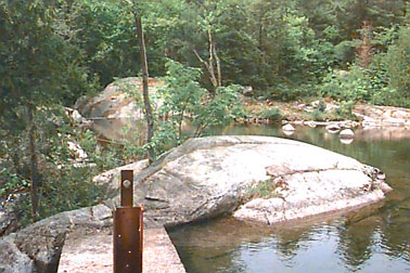 Dam at the end of Elliot Lake