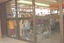 Crowd waiting to get in!